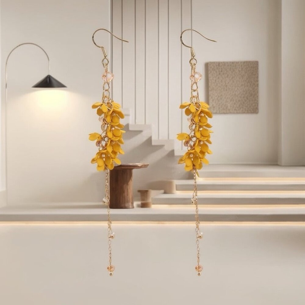 Fairy Flower Tassel Earrings